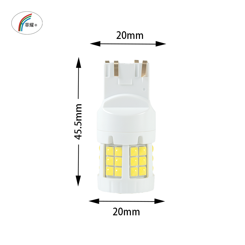 菲耀 LED刹车灯 转向灯 7440 7443 3030 39灯 12V24V通用 货车轿车